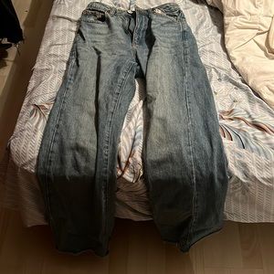 garage jeans wide leg